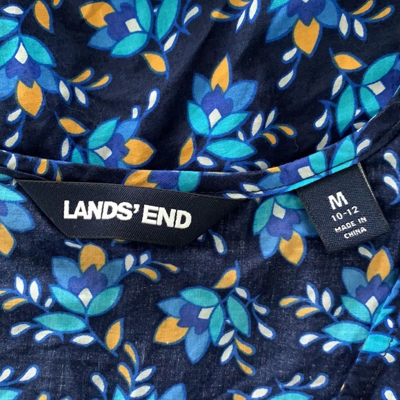 Lands’ End Kaftan Swim Cover-up sz M (10-12) NWOT - Picture 9 of 12